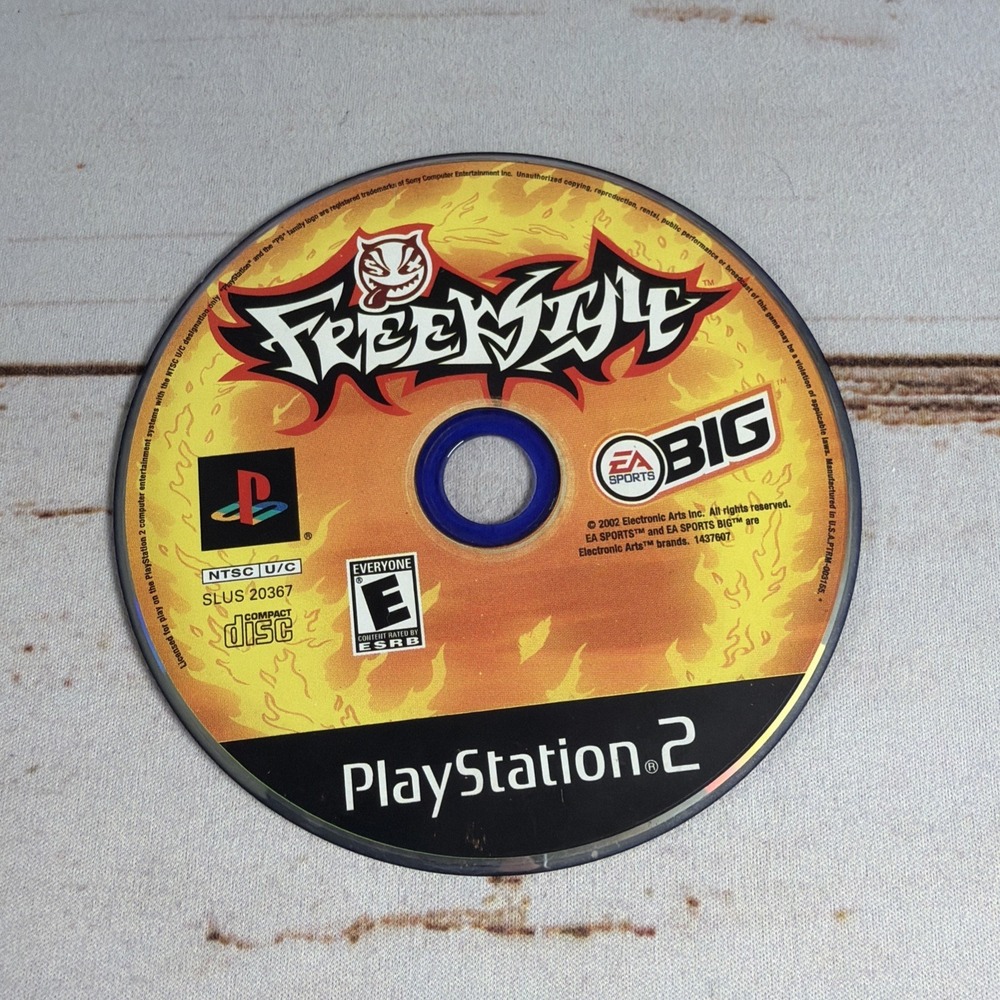 Freekstyle PS2 Black Label Disc Only Resurfaced Used EA Sports BIG